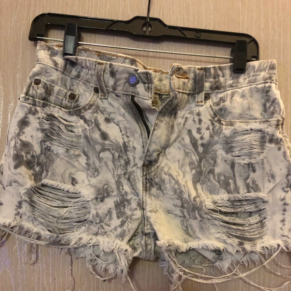 Levi’s 505 Distressed Denim Shorts